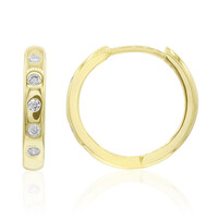 Boucles d'oreilles en or et Diamant SI2 (G)