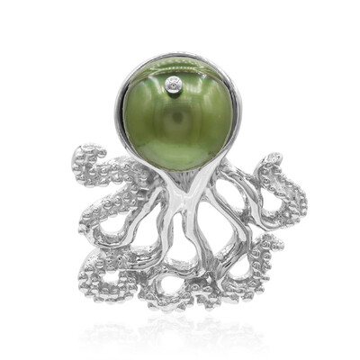 Pendentif en argent et Perle de culture d'eau douce (TPC)