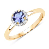 Bague en argent et Tanzanite AAA