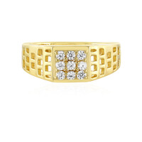 Bague pour homme en argent et Zircon