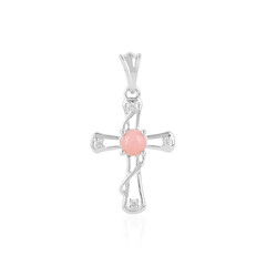 Pendentif en argent et Opale rose