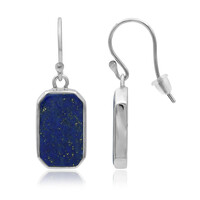 Boucles d'oreilles en argent et Lapis-Lazuli