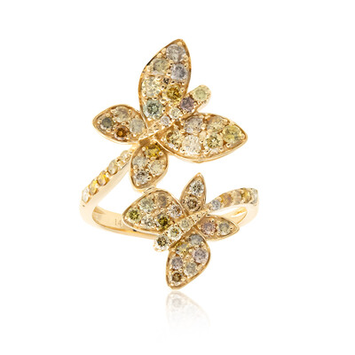 Bague en or et Diamant fancy SI2 (CIRARI)