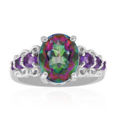 Bague en argent et Quartz mystique