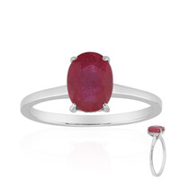 Bague en argent et Rubis de Bemainty