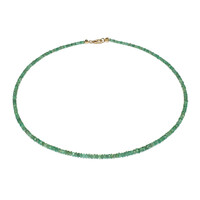 Collier en or et Emeraude de Zambie