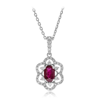 Collier en or et Rubis AAA du Mozambique (CIRARI)