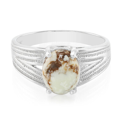 Bague pour homme en argent et Magnésite