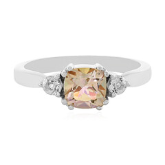 Bague en argent et Quartz Luna