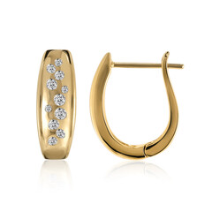 Boucles d'oreilles en or et Diamant SI1 (G)