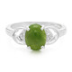 Bague en argent et Chrysoprase impériale