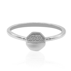 Bague en argent et Zircon