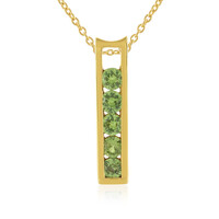 Collier en argent et Grenat Démantoïde