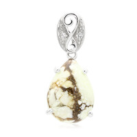 Pendentif en argent et Magnésite
