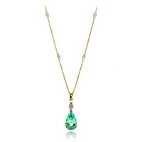 Collier en or et Emeraude de Colombie (CIRARI)