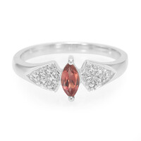 Bague en argent et Grenat de Lindi