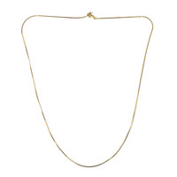 Collier mailles Boston – 61 cm (ajustable) – argent plaqué or jaune