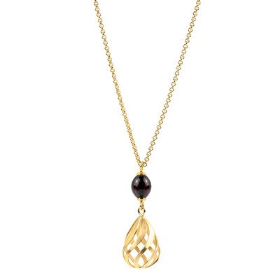 Collier en argent et Ambre baltique (dagen)