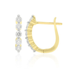 Boucles d'oreilles en or et Diamant SI1 (G)