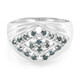 Bague pour homme en argent et Diamant fantaisie