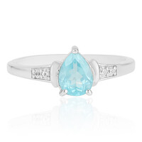 Bague en argent et Apatite bleue