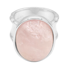 Bague en argent et Morganite