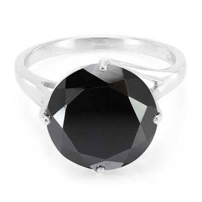 Bague en argent et Hématite noire