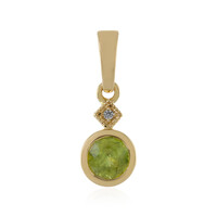 Pendentif en or et Sphène