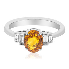 Bague en or et Saphir jaune (CIRARI)