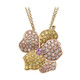 Collier en or et Saphir parme (CIRARI)
