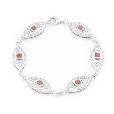 Bracelet en argent et Grenat de Lindi (Jahdo)