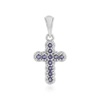 Pendentif en argent et Iolite