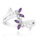 Bague en argent et Améthyste de Zambie