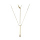Collier en argent et Zircon (Adela Silber)