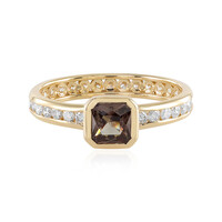Bague en or et Grenat à couleur changeante (de Melo)