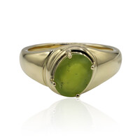 Bague en or et Opale verte du Brésil (Tenner Diniz)