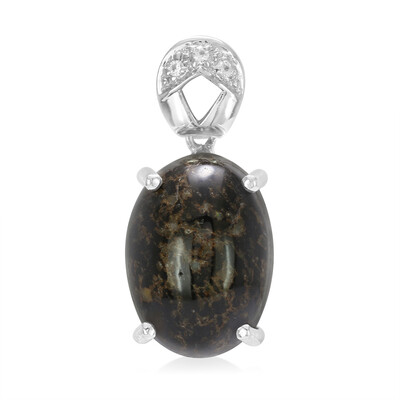 Pendentif en argent et Opale Léopard