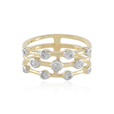 Bague en or et Diamant SI1 (H)