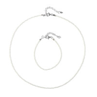 Parure en argent et Zircon