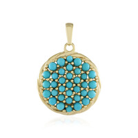 Pendentif en argent et Turquoise Sleeping Beauty