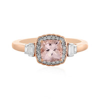 Bague en or et Morganite AAA (D'vyere)