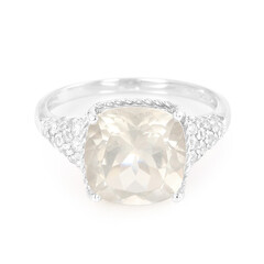 Bague en argent et Orthose