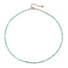 Collier en argent et Emeraude de Zambie