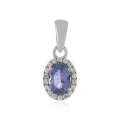 Pendentif en argent et Tanzanite