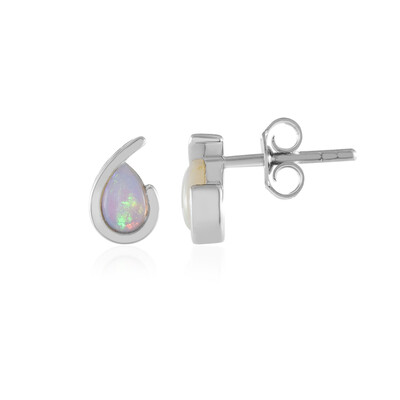 Boucles d'oreilles en argent et Opale d'Australie