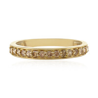 Bague en or et Diamant chocolat I1