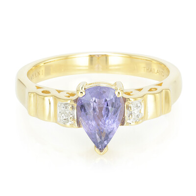 Bague en or et Saphir non chauffé (AMAYANI)