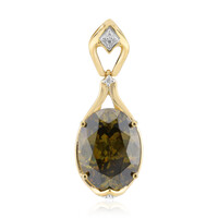 Pendentif en or et Sphalérite de Bulgarie