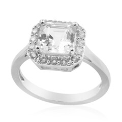 Bague en argent et Danburite