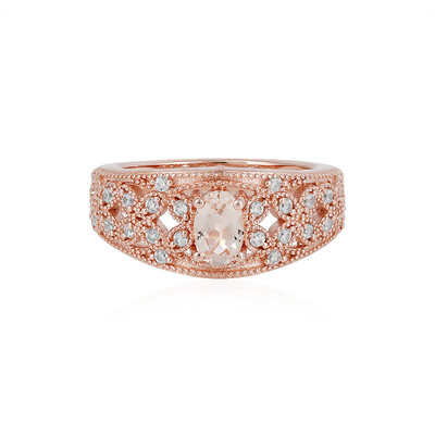 Bague en argent et Morganite